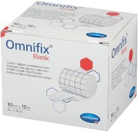 Пластырь Omnifix elastic (Омнификс эластик) для сплошной фиксации раневых повязок из нетканого материала, 10см х 10м, 900603