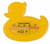 Термометр для купания Canpol Уточка, шкала с отметкой оптимальной температуры 37 градусов, без ртути, безопасный пластик