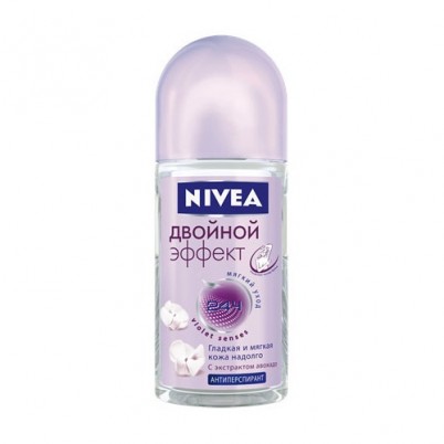 Дезодорант - антиперспирант для женщин Нивея / Nivea, двойной эффект violet senses, ролик, освежает, 50 мл