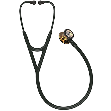 Стетоскоп Littmann Cardiology IV с черной трубкой, длиной 69 см, акустическая головка цвета меди, 6180