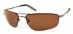 Очки поляризационные Cafa France унисекс, защита зрения от ультрафиолета и бликов, коричневая линза, CF12507