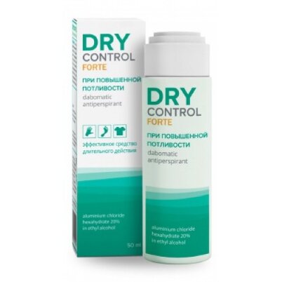 Антиперспирант для тела Витатека DryControl (Драй Контрол) Форте роликовый от обильного потоотделения, 20%, 50мл