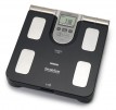 Весы жироанализатор Omron BF-508 разделяет уровень жира и индекс массы тела по 12 уровням, до 150кг
