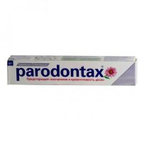 Паста зубная Paradontax / Парадонтакс бережное отбеливание, удаляет налет, освежает, укрепляет эмаль, 75мл