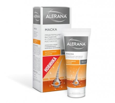 Маска для волос Алерана /Alerana интенсивное питание, естественный объем, сила и блеск волос, туба 150 мл