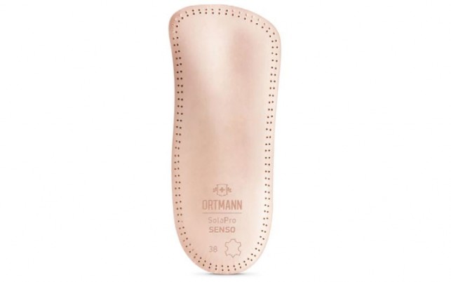 Полустельки ортопедические Ortmann Solapro Senso для всех типов закрытой обуви, натуральная кожа, BY5102