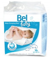 Пеленки впитывающие Bel Baby Changing Mats детские, 60×60см, 10шт, 161960