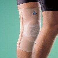 Бандаж на колено OPPO Medical стабилизирует сустав за счет 4-х шин, силиконовое кольцо стабилизирует чашечку, 2438