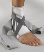Ортез на голеностопный сустав Push med Ankle Brace, ленточная фиксация, компрессия, на правую ногу, цвет серый, 2.20.1