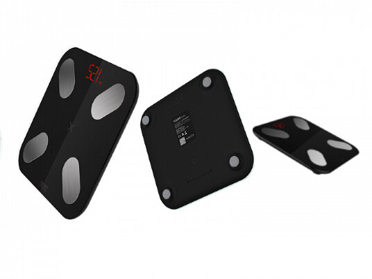 Весы Picooc mini black умные (синхронизируются с мобильным через Bluetooth Smart), определяют 12 параметров
