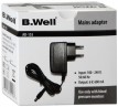 Сетевой адаптер B.Well, для тонометров B.Well и Microlife, для сетей 100-240 В, срок службы более 10 лет, AD-155