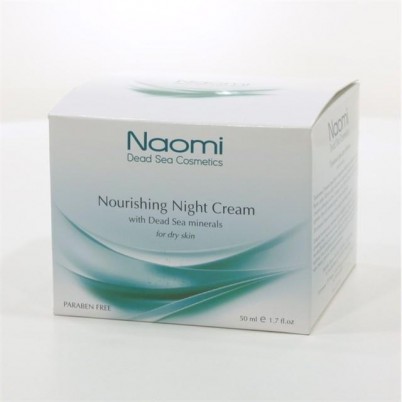 Крем ночной Naomi питательный с минералами Мертвого моря для сухой кожи, 50мл, KM0010