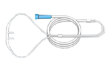 Катетер кислородный Sof-touch, носовой, канюля, длина 2,1 м, педиатрический, с изогнутой назальной частью, 50шт, 3332ММ
