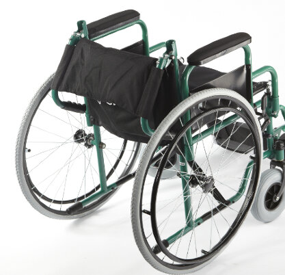 Кресло-коляска Barry B5 U складная из стали, съемные подлокотники и подножки, нагрузка до 100кг