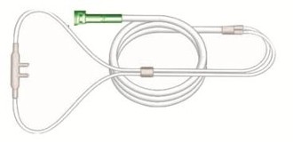 Катетер кислородный Sof-touch, канюля, длина 2.1м, для детей младшего возраста, прямая назальная часть, 50 шт, 3337ММ