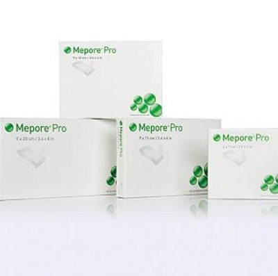 Повязка Mepore Pro на рану самоклеящаяся стерильная непромокаемая, 9х10см, подушечка 4.5х6см, 40шт, 670920