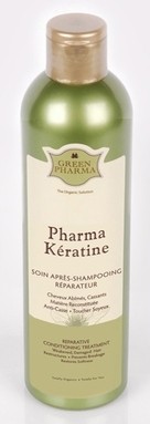 Шампунь для волос восстанавливающий Грин Фарма Фармакератин / Green pharma, для поврежденных волос, 500мл
