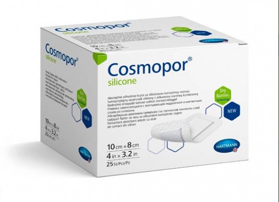 Cosmopor® silicone/ Кocмoпop силикон, 10х8см, 25 шт.
