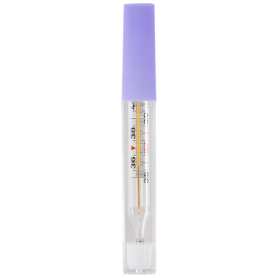 Термометр медицинский максимальный стеклянный ртутный ИМПЭКС-МЕД пластиковый футляр