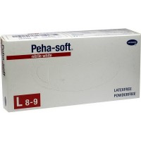 Перчатки медицинские Peha-soft nitrile white, диагностические, нитрил, без пудры, L, 100 шт, 942218