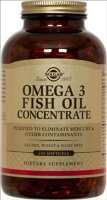 Концентрат рыбьего жира Solgar с Омега-3 для профилактики инфаркта миокарда, аритмии, снижения холестерина, 120 шт