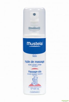 Масло для массажа детское Mustela / Мустела Беби, хорошо впитывается, увлажняет, укрепляет, смягчает, 100мл