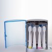 Зубная щетка SonicPulsar CS Medica CS-233-UV электрическая звуковая с зарядным устройством и УФ-дезинфектор для насадок