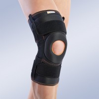 Ортез коленный Orliman с открытой коленной чашечкой и ребрами жесткости высотой 35см, 6103 (7103)