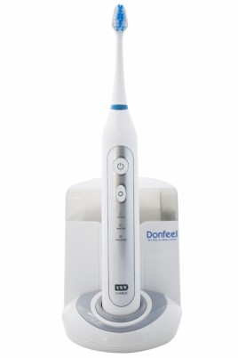 Зубная щетка Donfeel HSD-008 премиум ультразвуковая с 3-мя режимами и насадками разной жесткости