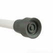 Трость Ortonica TS 705 со светоотражателем, резиновой насадкой и пластиковой ручкой, белого цвета