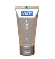 Гель - смазка возбуждающая Визит / Vizit Erotic, на водной основе, прозрачный, без запаха, увлажняет, 100 мл