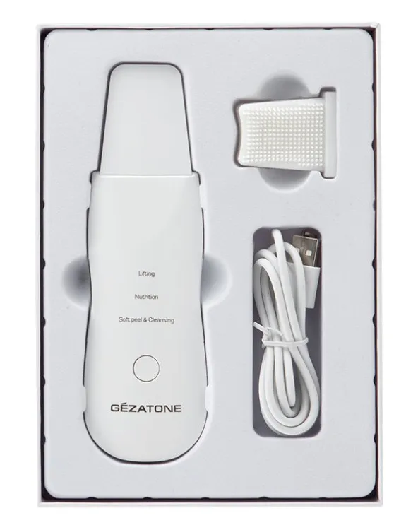Аппарат для ультразвуковой чистки лица Gezatone Bio Sonic 800, 8 режимов, микромассаж, подходит для всех типов кожи