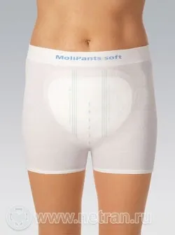 Штанишки для фиксации прокладок MoliPants Soft (МолиПанц софт) Hartmann удлиненные, M (бедра 60-100см), 5шт, 947796