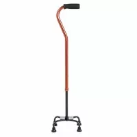 Трость Ortonica TM 607 4-х опорная с устройством против скольжения, резиновой насадкой и пластиковой ручкой