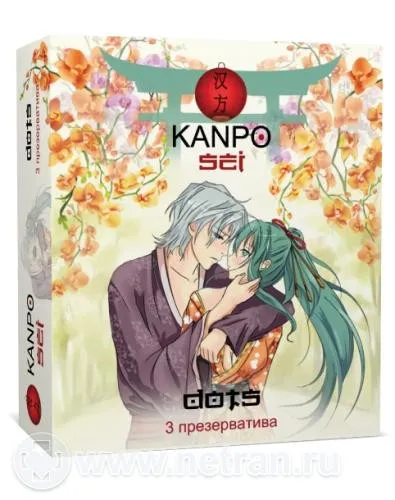 KANPO hogo Гель-смазка с феромонами 50мл + KANPO SEI dots Презервативы с точками 3шт