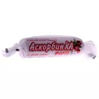 Витамин Аскорбинка форте, витамин С, антиоксидант, вкус клюква, профилактика простуды, укрепление организма, 10 шт в уп