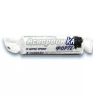 Витамин Аскорбинка форте, витамин С, вкус черника, профилактика простуды, укрепление организма, антиоксидант, 10 шт в уп