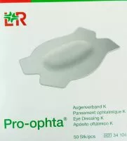 Повязка на глаз Pro-Ophta тип К нестерильная анатомической формы, 7.8 x 11.4см, 34104