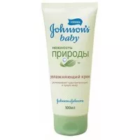 Крем увлажняющий Джонсонс / Johnsons Baby нежность природы, для чувствительной кожи, увлажняет, объем 100мл