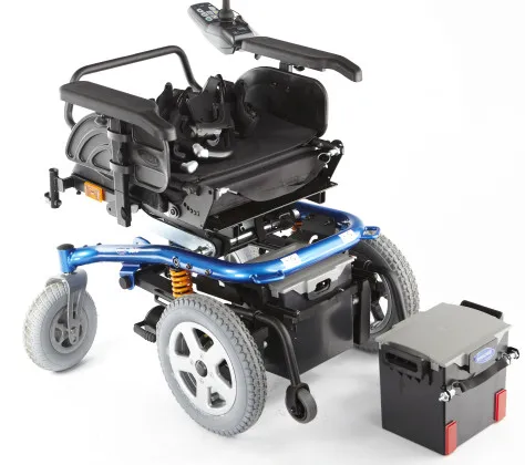Кресло-коляска с электроприводом Invacare Bora инвалидная компактная и маневренная, запас хода 30км, 0259