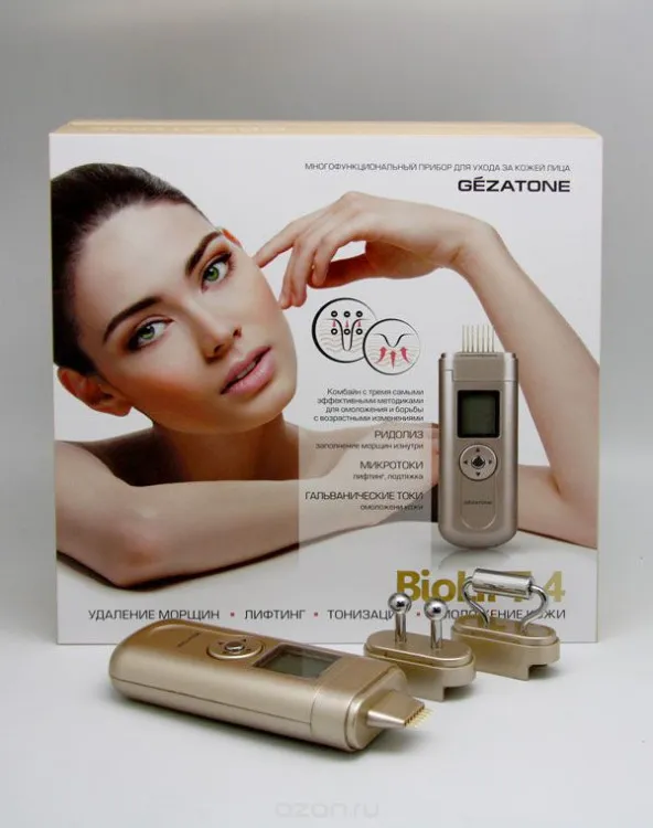 Массажер по уходу за кожей лица Gezatone Biolift, омолаживающие и антивозрастные процедуры, четкий контур лица, m709