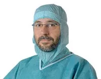 Шапочка для медицинского персонала Foliodress cap Comfort Helmet, в виде шлема, аква, 40 шт, 992469
