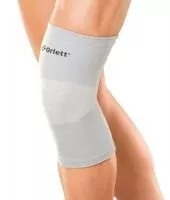 Бандаж коленный Orlett SKN-103 (M) легкой степени фиксации для согревания и компрессии сустава, серый