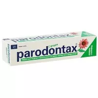 Паста зубная с фтором Parodontax, антибактериальное, дезодорирующее, кровоостанавливающее действие, от кариеса, 50мл