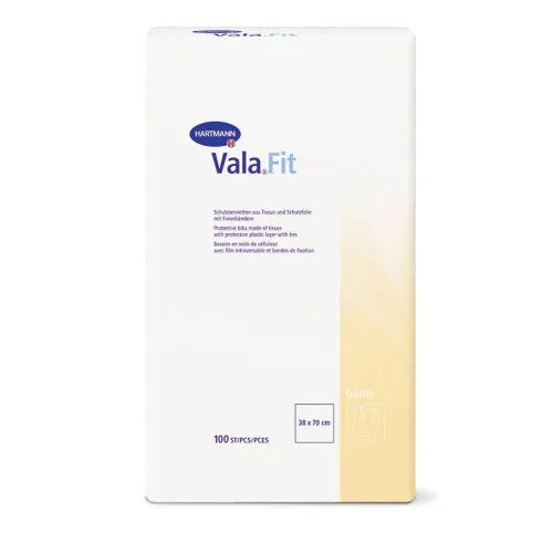 Нагрудники защитные Vala fit band одноразовые водоотталкивающие для взрослых, 38х70см, 100шт, 992252