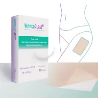 Пластырь силиконовый WinnerPlast (Виннер Пласт) для ухода за рубцами, 10х20см
