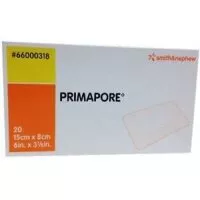 Повязка Primapore послеоперационная абсорбирующая стерильная с неприлипающей прокладкой, 8х15см, 20шт, 66000318