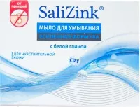 Мыло Салицинк Salizink для умывания для чувствительной кожи с белой глиной 100 г