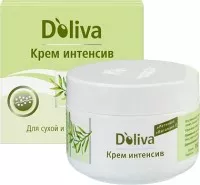 Крем для лица Долива / Doliva, интенсив с витамином А и Е, разглаживает морщины, увлажняет и питает, 50 мл.