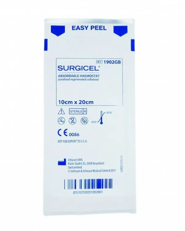 Повязка СерджиСел (SurgiCel) гемостатическая (кровоостанавливающая)